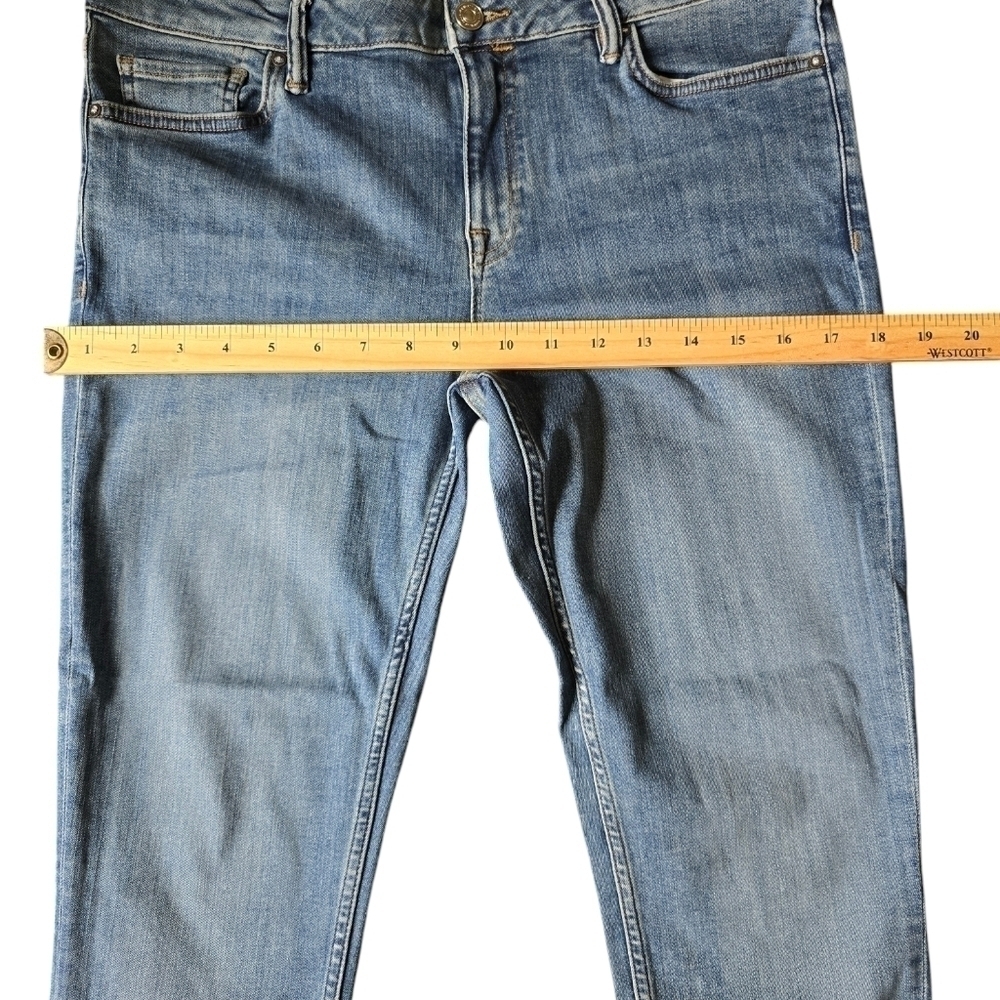 All Saints Women's Jeans Size 32 Blue Retro Skinny  Denim - Picture 6 of 7